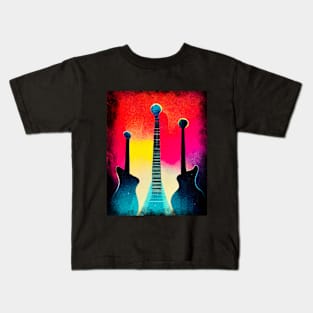 Three Rock Guitars Kids T-Shirt